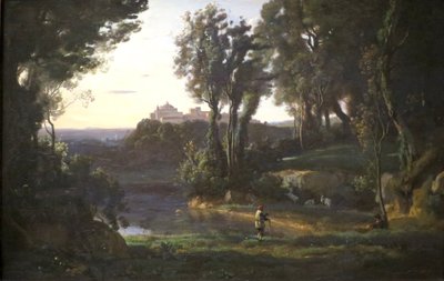 Site in Italy by Jean Baptiste Camille Corot